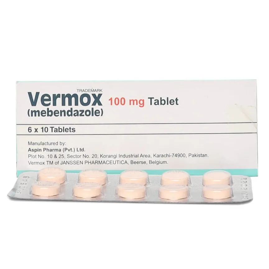 Vermox Generika (Wirkstoff: Mebendazol)